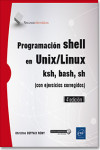 Programación shell en Unix/Linux | 9782409008023 | Portada
