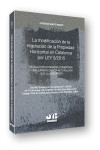 La modificación de la regulación de la propiedad horizontal en Catalunya por Ley 5/2015 | 9788494350719 | Portada