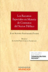 Los recursos especiales en materia de contratos del sector público | 9788490985861 | Portada