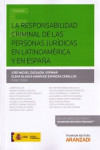 La responsabilidad criminal de las personas jurídicas en Latinoamérica y en España | 9788490986288 | Portada