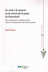 LO VIVO Y LO MUERTO EN LA TEORÍA DE LA PENA DE FEUERBACH UNA CONTRIBUCIÓN AL DEBATE ACTUAL SOBRE LOS FUNDAMENTOS DEL DERECHO PENAL | 9788416212996 | Portada