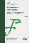 Matemáticas financieras (a través de los exámenes del Banco de España) | 9788445434727 | Portada
