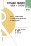 Twelfth International Conference Zaragoza-Pau on Mathematics | 9788416028351 | Portada