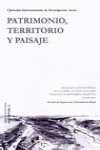 PATRIMONIO, TERRITORIO Y PAISAJE. I JORNADAS INTERNACIONALES DE INVESTIGACIÓN. CD-ROM | 9788416133697 | Portada