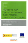 Propuestas para la igualdad de género en los procesos de negociación colectiva | 9788490996317 | Portada