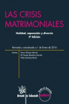 LAS CRISIS MATRIMONIALES. NULIDAD, SEPARACIÓN Y DIVORCIO | 9788491193708 | Portada