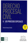 DERECHO PROCESAL CIVIL. II LOS PROCESOS ESPECIALES | 9788494508806 | Portada