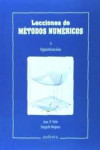 Lecciones de Métodos Numéricos: 4 Optimización | 9788484087359 | Portada