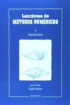 Lecciones de Métodos Numéricos: 4 Optimización | 9788484087359 | Portada