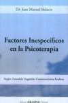 FACTORES INESPECIFICOS EN LA PSICOTERAPIA | 9789875700444 | Portada