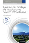 Gestión del montaje de instalaciones solares fotovoltaicas | 9788428338165 | Portada