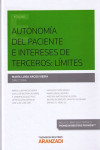 AUTONOMÍA DEL PACIENTE E INTERESES DE TERCEROS: LÍMITES | 9788490988794 | Portada