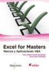 EXCEL FOR MASTERS. MACROS Y APLICACIONES VBA | 9788426723291 | Portada