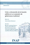 Crisis y reinvención de la función pública en un escenario de gobernanza multinivel | 9788473515092 | Portada