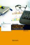 APRENDER A PROGRAMAR CON EXCEL 2016 VBA CON 100 EJERCICIOS PRÁCTICOS | 9788426723307 | Portada