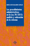 Los procedimientos administrativos en la ley 39/2015: análisis y valoración de la reforma | 9788430970339 | Portada