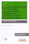 EL DELITO DE ADMINISTRACIÓN DESLEAL: CRITERIOS DE POLÍTICA CRIMINAL | 9788491356271 | Portada