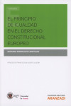 EL PRINCIPIO DE IGUALDAD EN EL DERECHO CONSTITUCIONAL EUROPEO | 9788490996980 | Portada