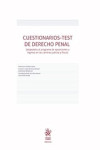 CUESTIONARIOS-TEST DE DERECHO PENAL (ADAPTADOS AL PROGRAMA DE OPOSICIONES A INGRESO EN LAS CARRERAS JUDICIAL Y FISCAL) | 9788491437512 | Portada