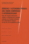 DERECHO Y AUTONOMIA PRIVADA: UNA VISION COMPARADA E INTERDISCIPLINAR | 9788490455210 | Portada