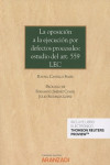 LA OPOSICIÓN A LA EJECUCIÓN POR DEFECTOS PROCESALES: ESTUDIO DEL ART.559 LEC | 9788491771968 | Portada