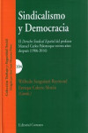 SINDICALISMO Y DEMOCRACIA. EL DERECHO SINDICAL ESPAÑOL DEL PROFESOR MANUEL CARLOS PALOMEQUE TREINTA AÑOS DESPUES (1986-2016) | 9788490455302 | Portada