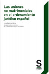 Las uniones no matrimoniales en el ordenamiento jurídico español | 9788417009427 | Portada