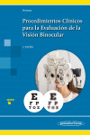 Procedimientos Clínicos para la Evaluación de la Visión Binocular | 9788491101376 | Portada