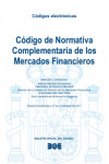 CÓDIGO DE NORMATIVA COMPLEMENTARIA DE MERCADOS FINANCIEROS. 3 TOMOS | 9788434024243 | Portada