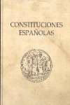 CONSTITUCIONES ESPAÑOLAS | 9788434019522 | Portada