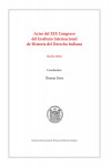 Actas del XIX Congreso del Instituto Internacional de Historia del Derecho Indiano. 2 Vol. | 9788491484219 | Portada
