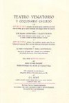 Teatro venatorio y coquinario gallego | 9788493388850 | Portada
