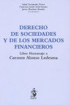 DERECHO DE SOCIEDADES Y DE LOS MERCADOS FINANCIEROS | 9788498903447 | Portada