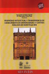 Propiedad intelectual y transferencia de conocimiento en universidades y centros públicos de investigación | 9788491900405 | Portada