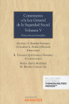 COMENTARIOS A LA LEY GENERAL DE LA SEGURIDAD SOCIAL. VOLUMEN V. PROTECCIÓN POR DESEMPLEO | 9788491525844 | Portada