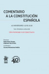 Comentario a la Constitución Española. Libro-Homenaje a Luis López Guerra. 40 Aniversario 1978-2018.  2 Tomos | 9788491905073 | Portada