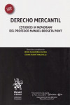 Derecho Mercantil. Estudios in Memoriam del Profesor Manuel Broseta Pont | 9788491903147 | Portada