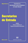 Secretarios de Entrada | 9788416190430 | Portada