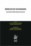 Derecho de Sociedades. Cuestiones Sobre Órganos Sociales | 9788413131436 | Portada