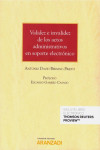 Validez e invalidez de los actos administrativos en soporte electrónico | 9788413090979 | Portada