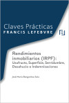 Claves Prácticas: Rendimientos inmobiliarios (IRPF): Usufructo, Superficie, Servidumbre, Desahucio e Indemnizaciones | 9788417794897 | Portada