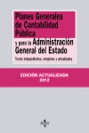 Planes Generales de Contabilidad Pública y para la Administración General del Estado | 9788430954834 | Portada