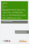 La contratación civil, una fiel expresión de la patrimonialidad del derecho civil | 9788413099088 | Portada