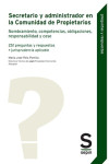 Secretario y Administrador en la Comunidad de Propietarios | 9788417788759 | Portada
