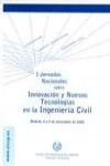 Innovacion y Nuevas Tecnologias en la Ingenieria Civil | 9788438002414 | Portada