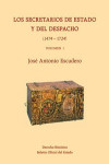 LOS SECRETARIOS DE ESTADO Y DEL DESPACHO (1474-1724) 4 Vols. | 9788434026063 | Portada