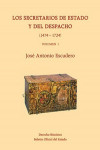 LOS SECRETARIOS DE ESTADO Y DEL DESPACHO (1474-1724) 4 Vols. | 9788434026063 | Portada