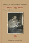 ÁLVARO CUNQUEIRO, Al pasar de los años. Artículos periodísticos (1930-1981) | 9788415255642 | Portada