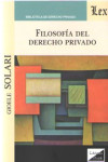 Filosofía del derecho privado | 9789563925609 | Portada