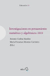 INVESTIGACIONES EN PENSAMIENTO NUMÉRICO Y ALGEBRÁICO: 2018 | 9788413510040 | Portada